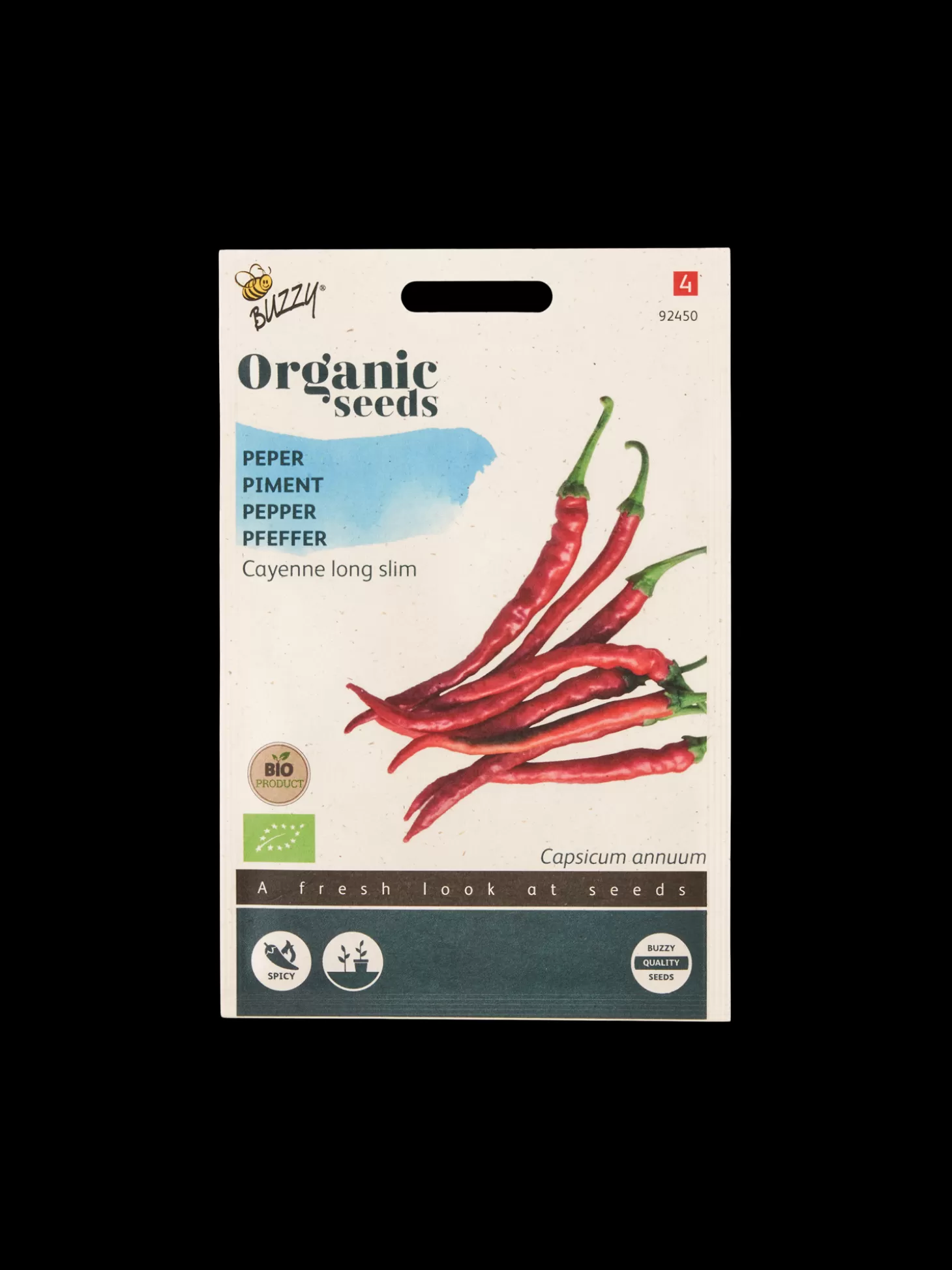 Søstrene Grene Buzzy® økologiske Chilipeberfrø Cayenne Long Slim