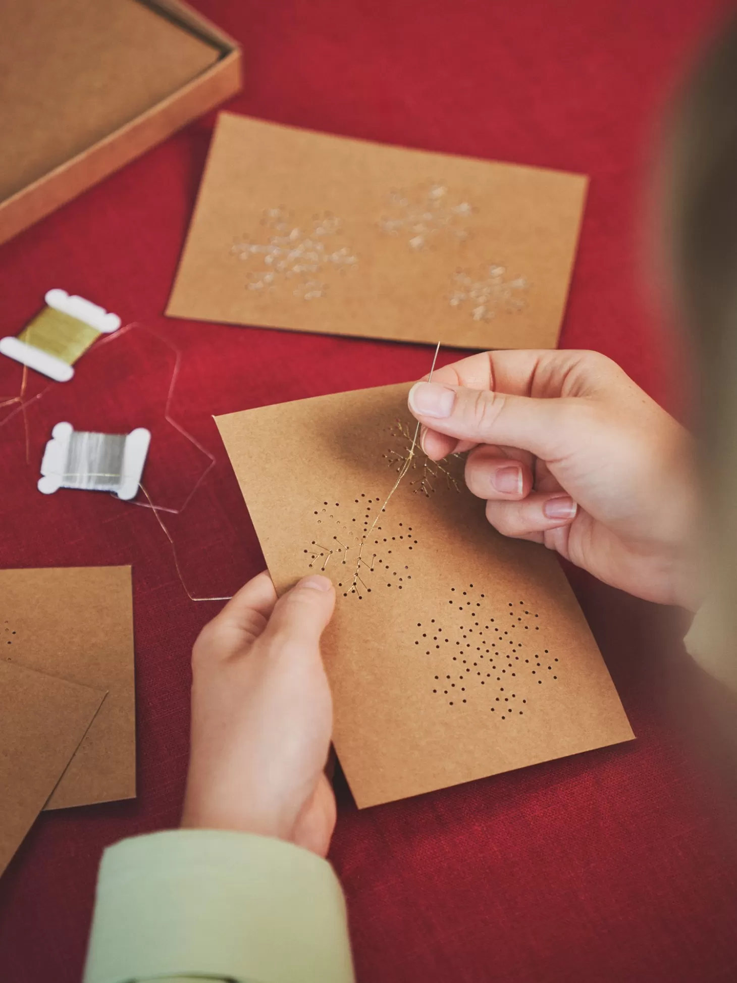 Søstrene Grene DIY-sæt Broderikort