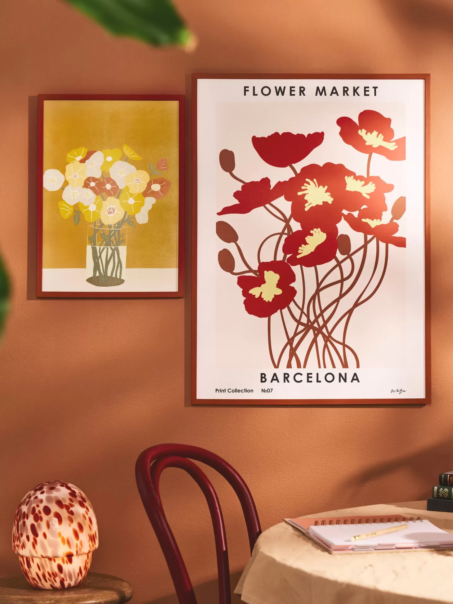 Søstrene Grene Plakat Flower Market Barcelona 50 X 70