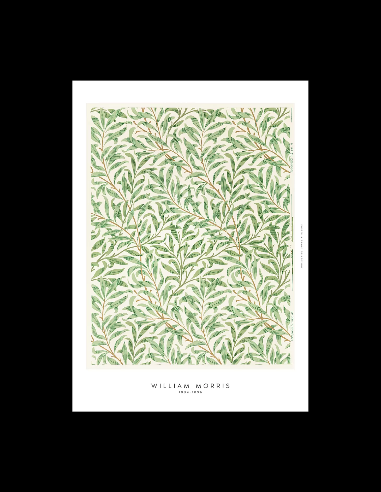 Søstrene Grene Plakat Green Leaves 40 X 50