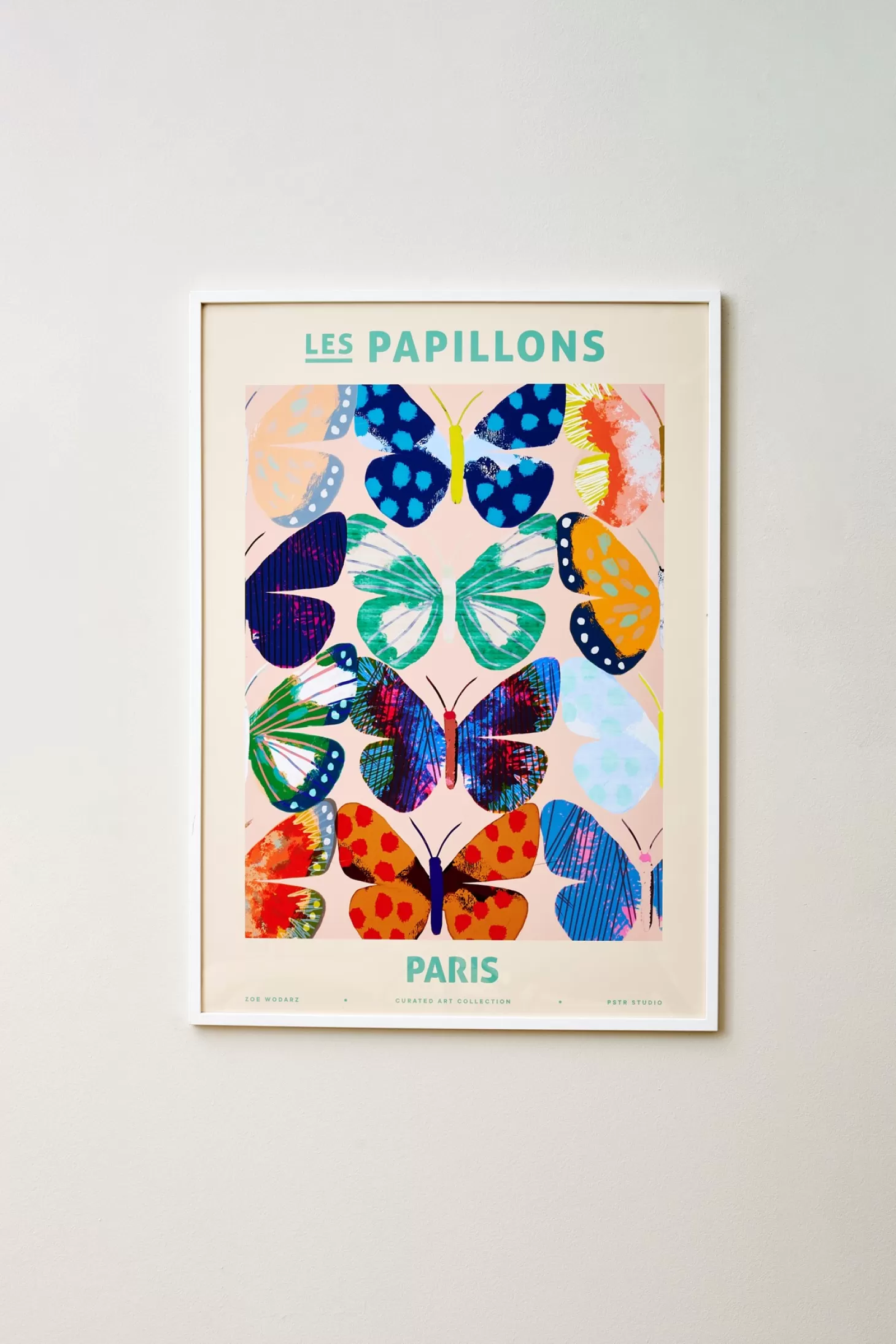 Søstrene Grene Plakat Les Papillons - Paris 50 X 70