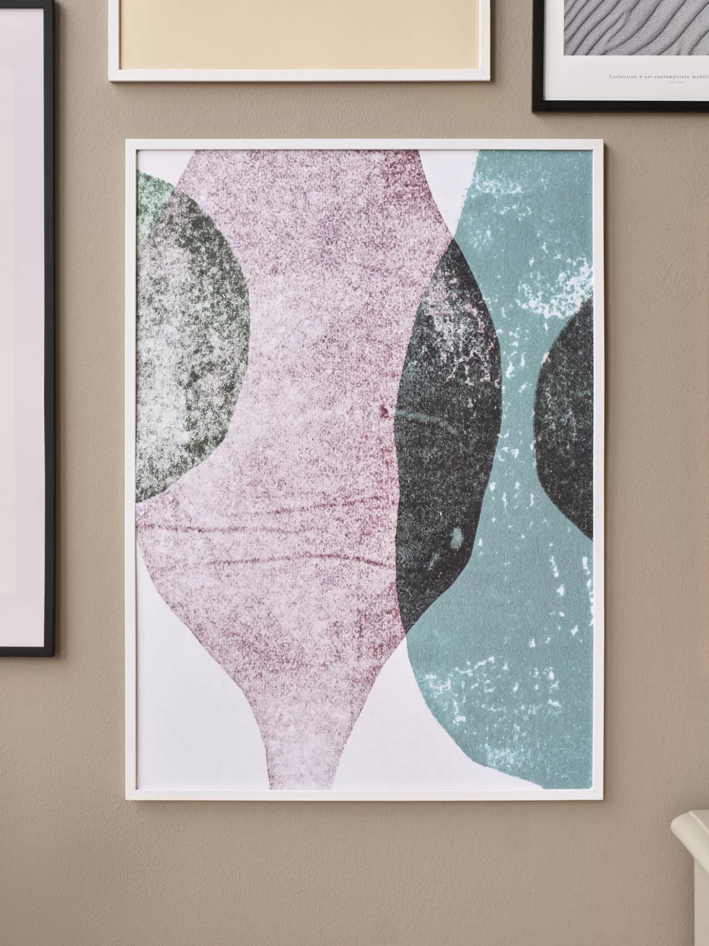 Søstrene Grene Plakat Poppy Seed - 2 Cacao/Teal 50 X 70